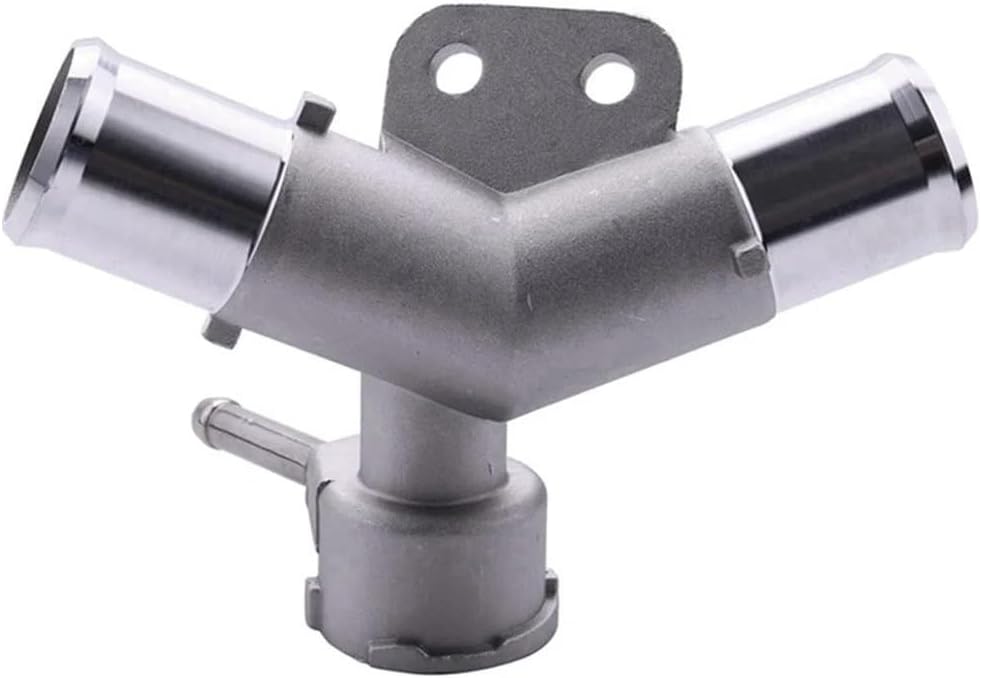 Thermostat Engine Coolant Replacement, Car Thermosta, for Belta, for Vios, for Vitz 2Pcs Engine Radiator Filler Neck Coolant Thermostat Housing Water Pipe 1650221080 Automotive Thermostat