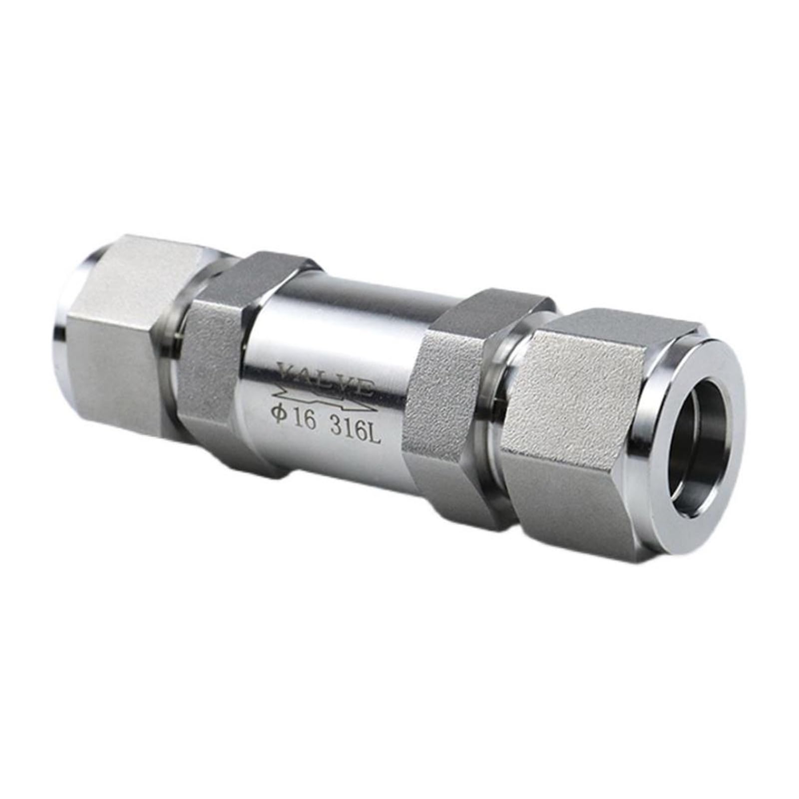 Clapet anti-retour 8mm en inox pour éliminer les fuites de compression de tube