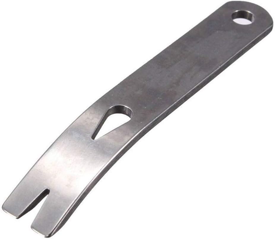 NaisiCore Pocket Pry Bar Portable Stainless Steel Crowbar Utility Widgy Bar Tool Opening Lever for Bushcraft Survival