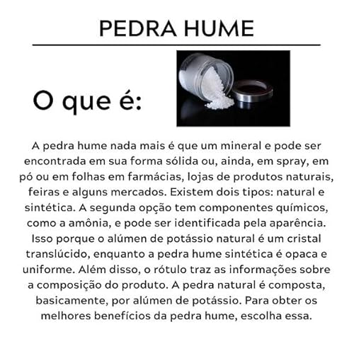 Pedra Hume em Pó, Farmax, 20 G