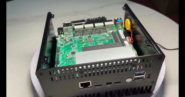 Amazon.com: Fanless Mini PC 8505 with DDR5 M.2 Nvme 4*i226 2.5G
