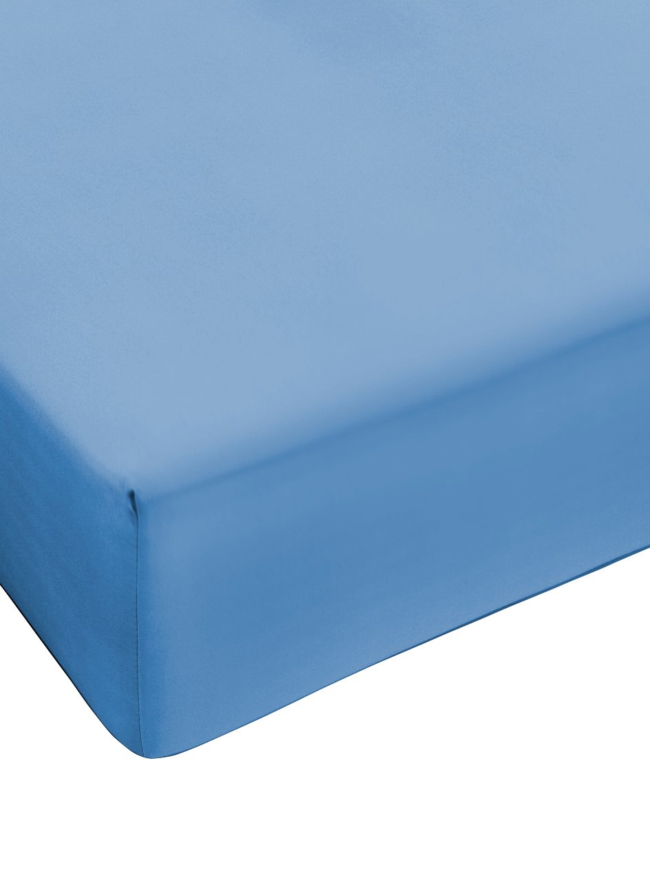 Drap housse bleu 90x200 cm pour créer un cocon de douceur enfant