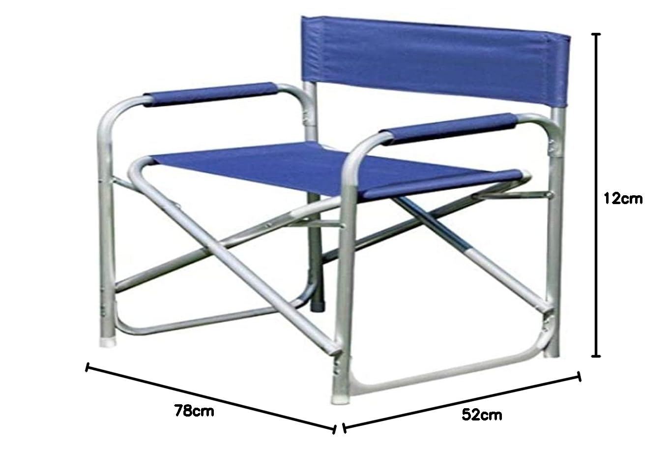 Papillon Tubolare Direttore Sedia Tessuto in Alluminio e Poliestere PVC Playa