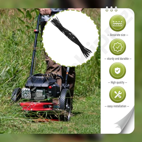 KitchenKipper (30 Pack) 21884 String Mower Replacement 21.25\" Line Compatible with Fields Edge M200 Series and Earthquake 600050V String Mowers