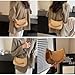 VTYFRY Crossbody Bags for Women Trendy Crescent Shoulder Underarm Small Purse Retro Classic Hobo Clutch Handbag Fashion Y2K (Khaki)