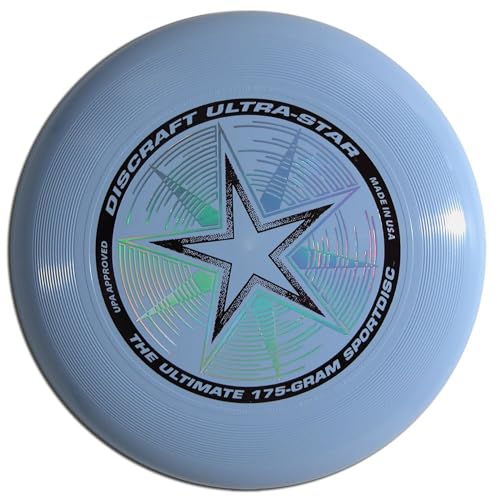 Discraft Ultrastar Sportdisc 175g Stock Ultimate Frisbee Sport Flying Disc Light Blue