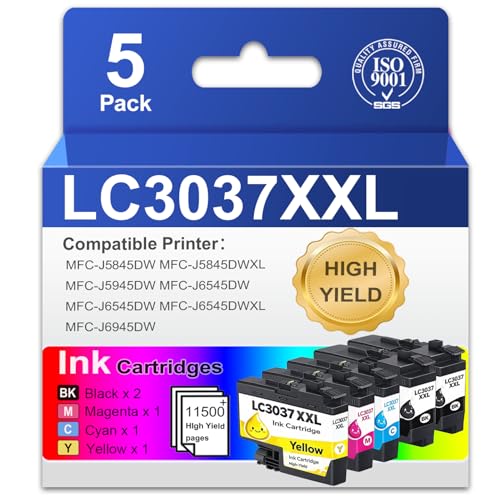 Cartouches LC3037XXL remplacement Brother 3037
