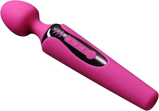 PLSRx Wand Vibrador eléctrico vibrante, impermeable y seguro, hecho de silicona