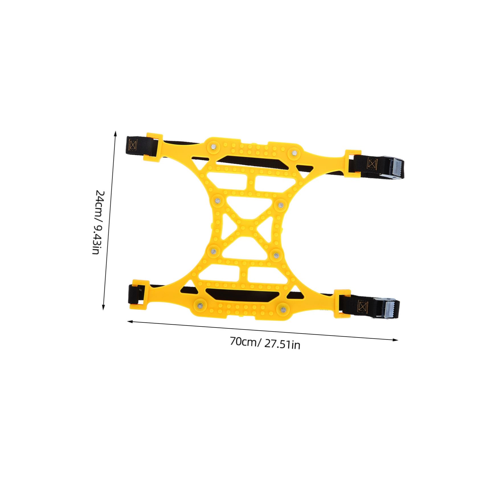 Luxshiny Snow Chain Tires Chains Anti-slip Easy Installation for Winter Driving