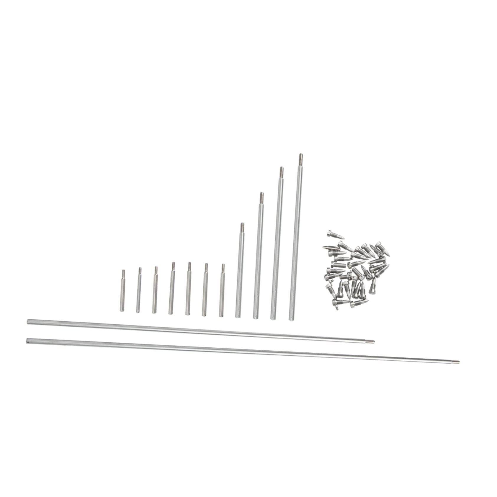 BESPORTBLE 1 Set Bass Saxophone Repair Kit Thread Rods Screws Tapered Pin Essential Saxophone Parts for Easy DIY Maintenance and Repair for Musicians and Instrument Shops