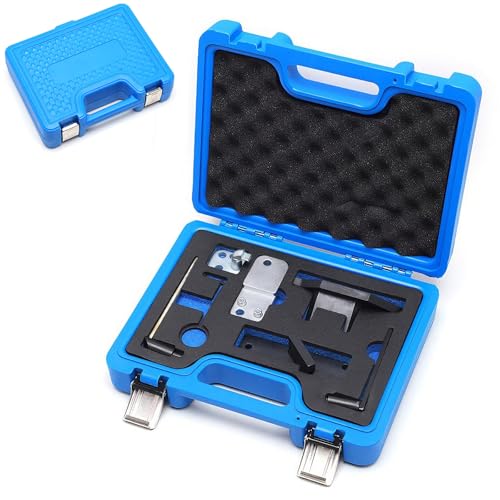 TINMAGI Kit Calage Distribution, Kit de Calage Moteur, Kit d'Outils Calage Moteur Compatible avec Citroën, Peugeot, Opel, pour 1.2 Vti (VVT) /GDI PureTech...