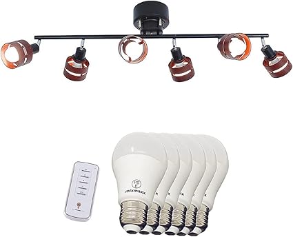 Amazon Takumi Light シーリングライト6灯 スポットライト ダクトレール ペンダントライト 天井照明 間接照明 ダイニング用 食卓用 10畳リビング用 北欧 リモコン付き おしゃれ Led電球付き Pse認証済 ブラウン Mixmaxx シーリングライト 通販 Amazon Takumi Light シーリングライト6灯 スポットライト ダクトレール ペンダントライト 天井照明 間接照明 ダイニング用 食卓用 10畳リビング用 北欧 リモコン付き おしゃれ Led電球付き Pse認証済 ブラウン Mixmaxx シーリングライト 通販