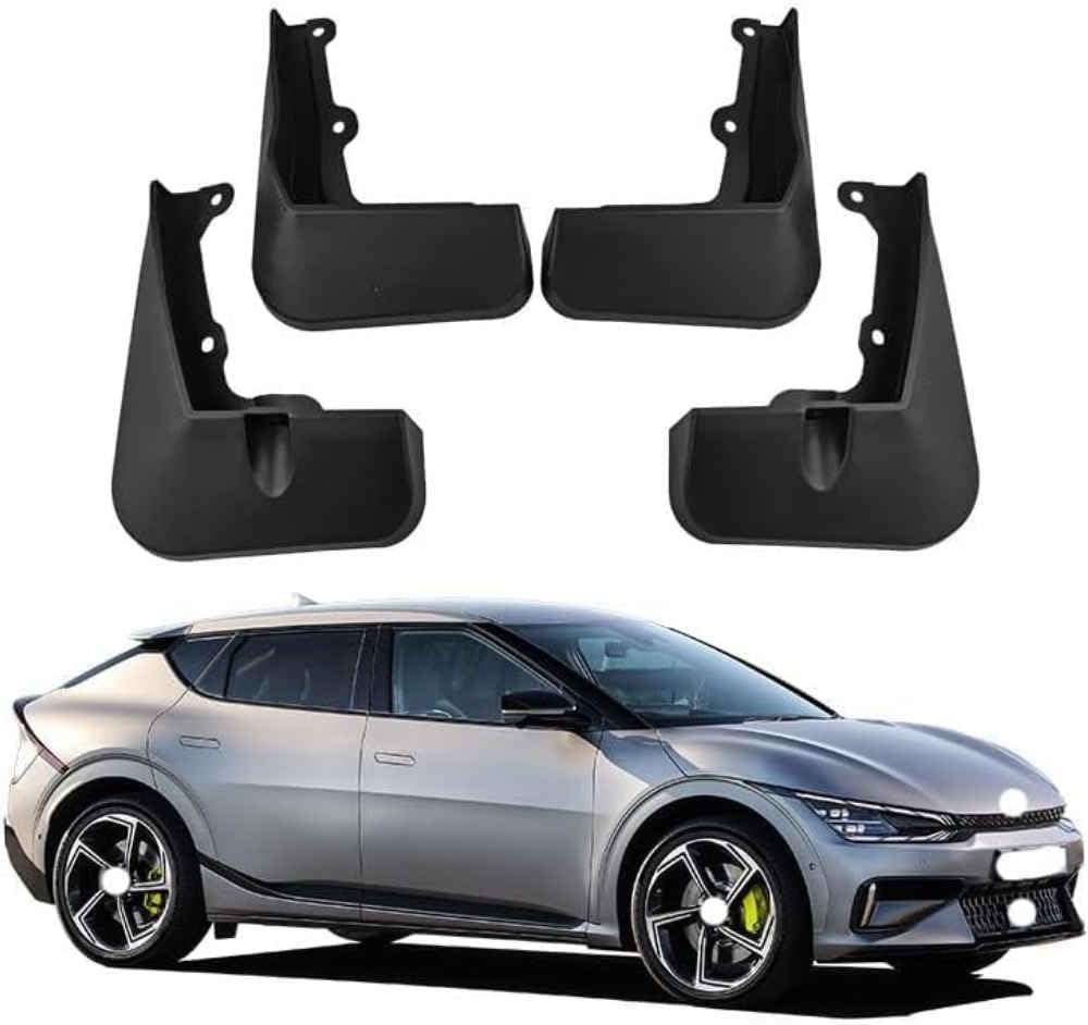 Guardabarros para Kia EV6 GT que evitan impactos de piedras y acumulación de barro y agua
