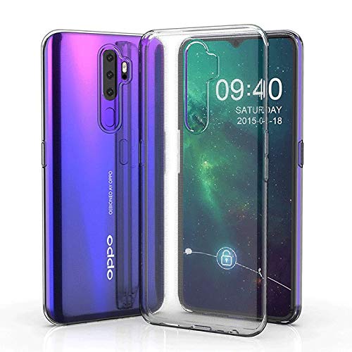 Image of Case Creation Brand - Mobile Cover for Oppo A9 2020 (Soft & Flexible Back Case), Transparent