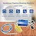 INTBUYING Condenser Pipeline Tube Cleaning Machine for 0.6-0.7in Pipe 110V/220V 370W Adjustable Speed with Transformer Water Spray for Air Conditioner Chiller Heat Exchanger
