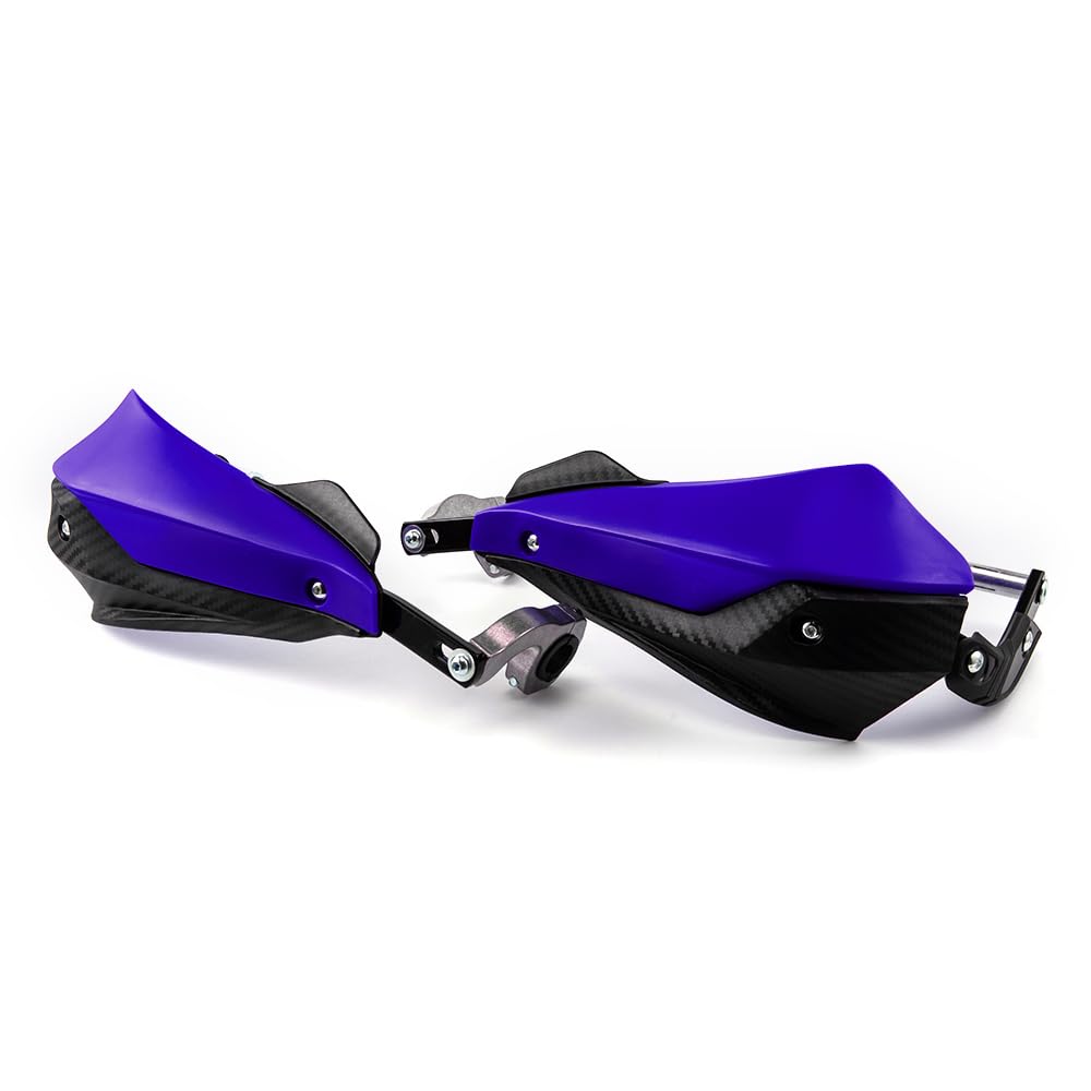 Protège-mains APEBAZY pour motos tout-terrain 7/8« 22 mm et 1 1/8 » 28 mm avec protège-mains pour motos tout-terrain Compatibles avec les motos tout-terrain, les motos de cross (Bleu)