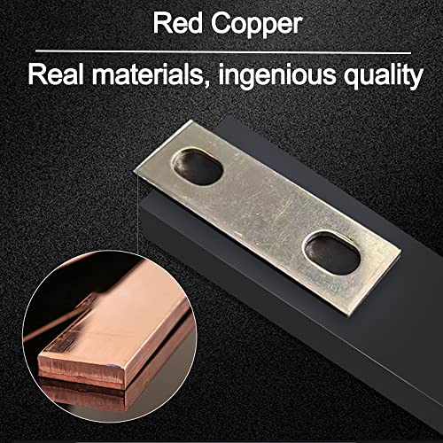 Image of Bus Bars Connector Red Copper Nickel Plate Pitch Row 35mm Lifepo4 Cell Lithium battery Busbar