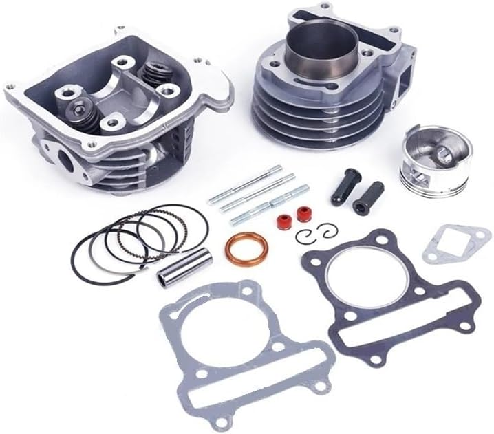 44mm Scooter Engine Rebuild Kit Big Bore Cylinder Head Assy Fit For GY6 60cc 4-stroke 139QMB 139QMA Moped