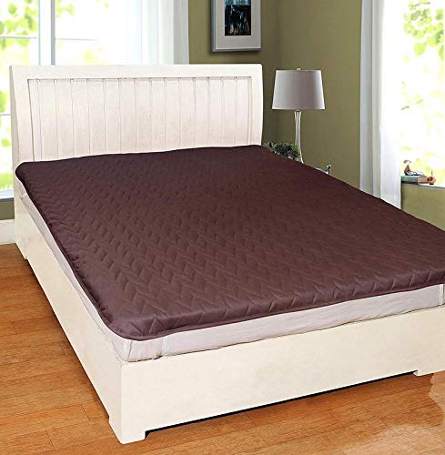Image of AKIN Premium Waterproof and Dustproof Double Mattress Protector Brown (72X72 Inch)