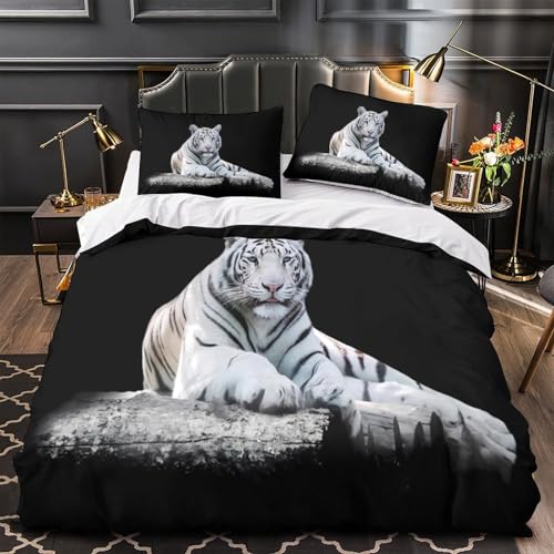 Parure de lit 260x220cm lapins en microfibre respirante super king - 2