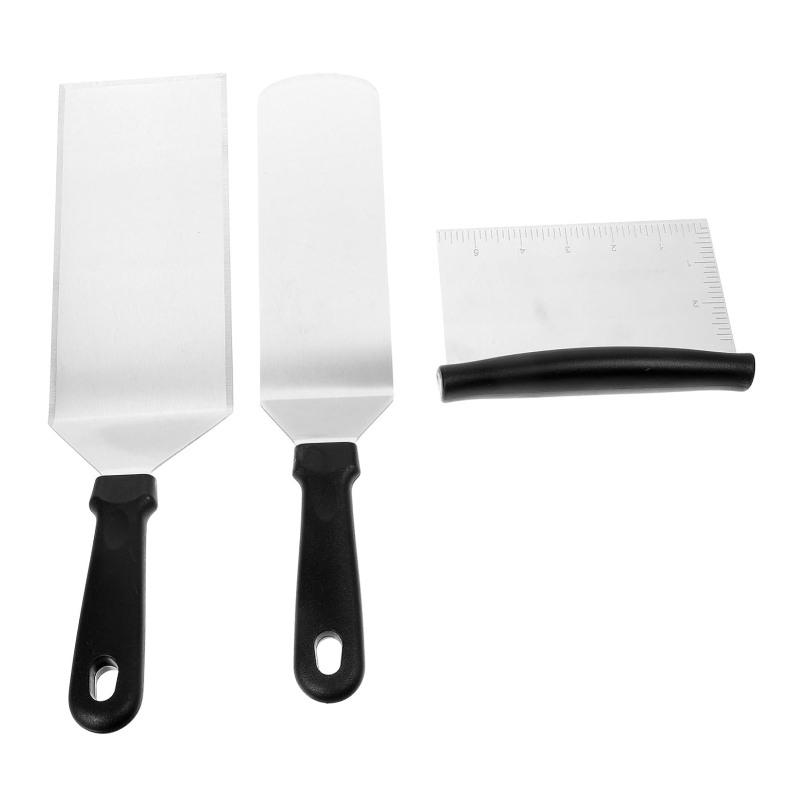 Spatule à steak en acier pour réussir vos œufs au plat et poissons à la poêle en famille