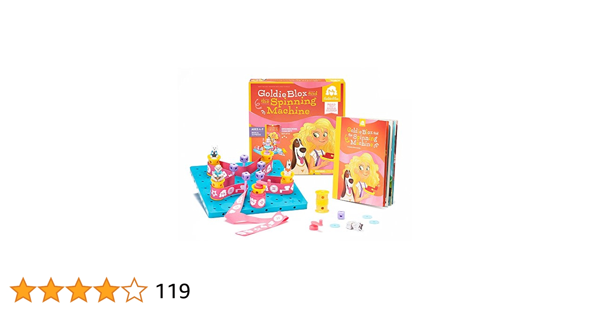 Goldie Blox【理系女子向け知育玩具】 Amazon.co.jp: Goldie Blox and the Spinning Machine : おもちゃ