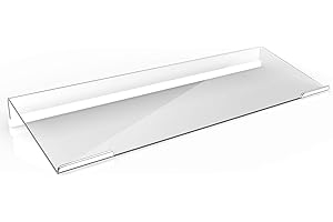 Richboom Crystal-Clear Ergonomic Keyboard Prop Up for Effortless Typing