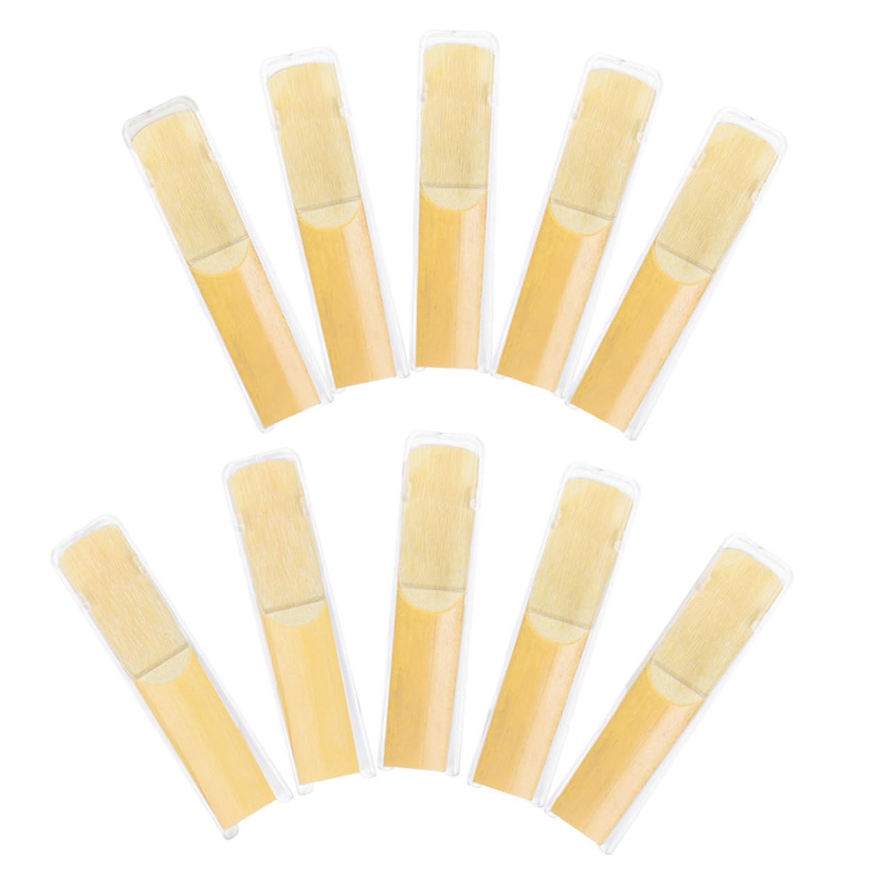 HEMOTON Set of 10 Tenor Sax Replacements 2.5 Strength Handmade Sturdy Saxophone Supplies