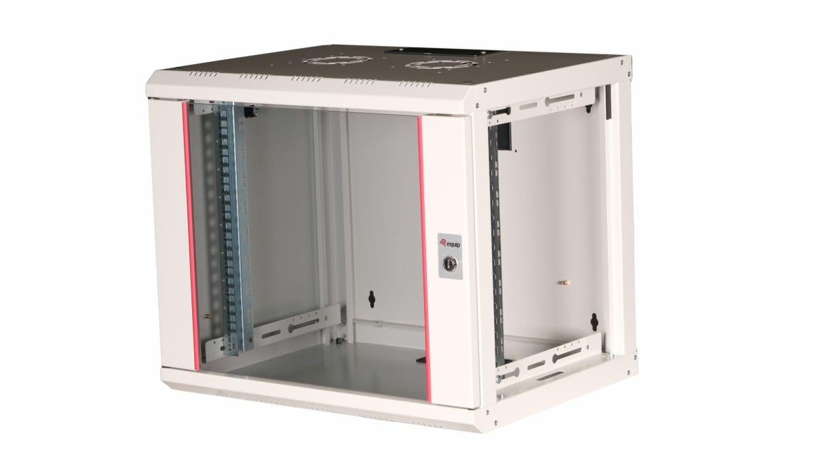 Equip Armadio per server, 19'', 09U, 600 x 450 mm, porta in vetro, grigio