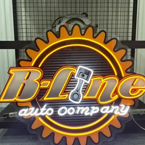 Haisic Logotipo Neon Personalizado Led, Neon Personalizado Logo