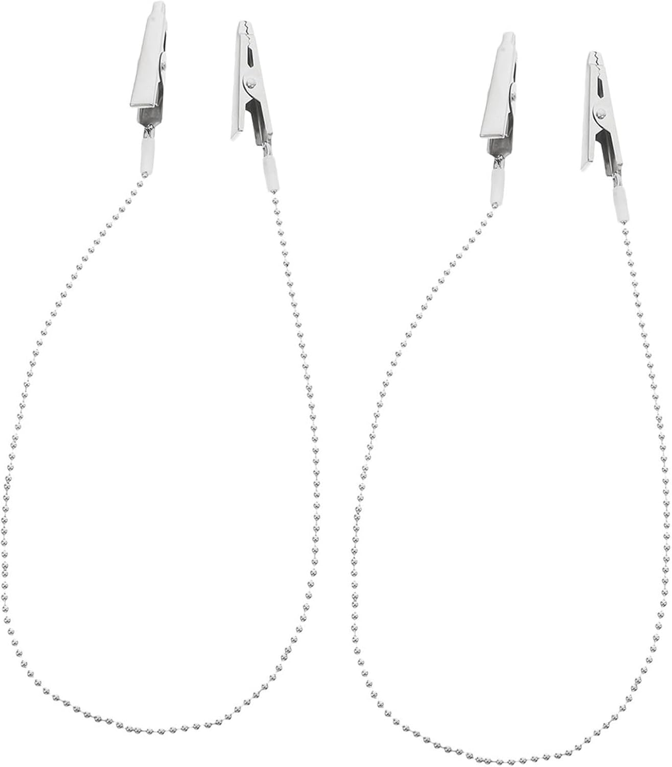 2pcs Multipurpose Napkin Clips for Bibs Salon Apron and Napkin Holder Neck Chain