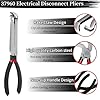 Electrical Disconnect Pliers for Cars - Fuel Line Petrol Clip Pipe & Automotive Hose Disconnect Tools for Push Tab Style Plugs #5