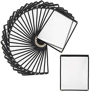 Yaekoo 30 Packs Menu Covers Single Page 2 View Golden Corner Restaurant Menu Covers 8.5"x11" Restaurant Kitchen Coffee Menu Holders