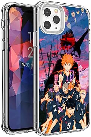 XEGKE Compatible with iPhone 13 Case Protective Cover, Shockproof, Lightweight Slim Clear Case (Anime-Characters-Haikyuu-1), 6.1''