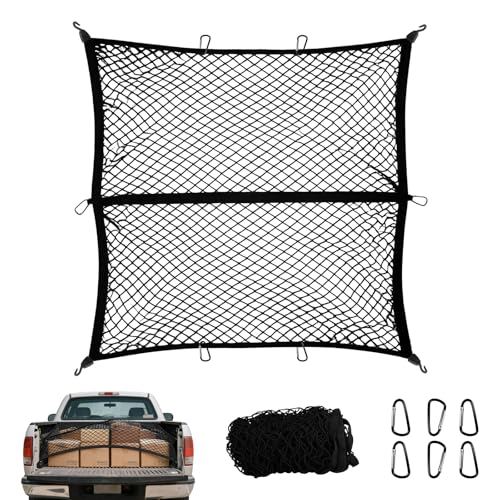 Filet à bagages de voiture 1,2 m idéal pour organiser le coffre de camping-car en vacances