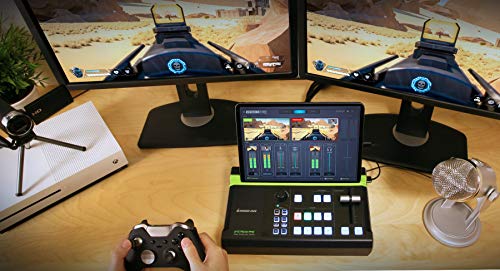 Image of IOGEAR Upstream Pro Video Production Switch (TAA) 1080p @30 /4K Portable /Mobile Video Production Switch 3xHDMI Inputs Stream Ready No PC Required Streaming Video Capture, Audio Mixer iPad app Enabled