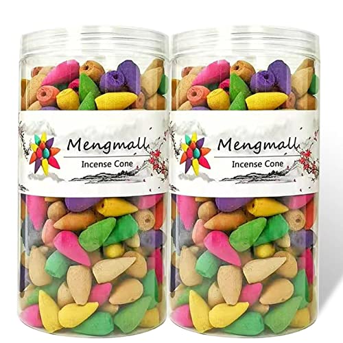 600 pcs Backflow Incense Cones for Waterfall Natural Scents for Incense Waterfall Burner