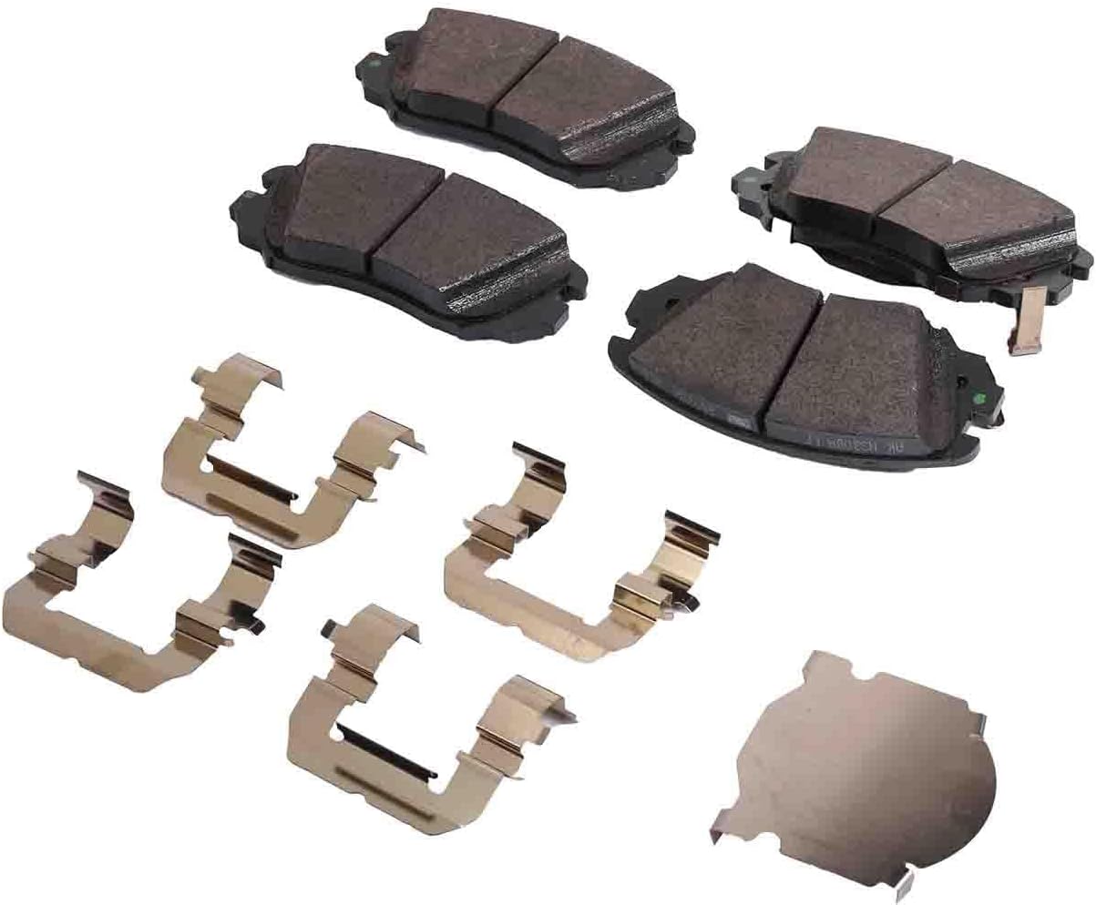 GM Genuine Parts 171-1075 (84233325) Front Disc Brake Pad Set with Clips and Shims