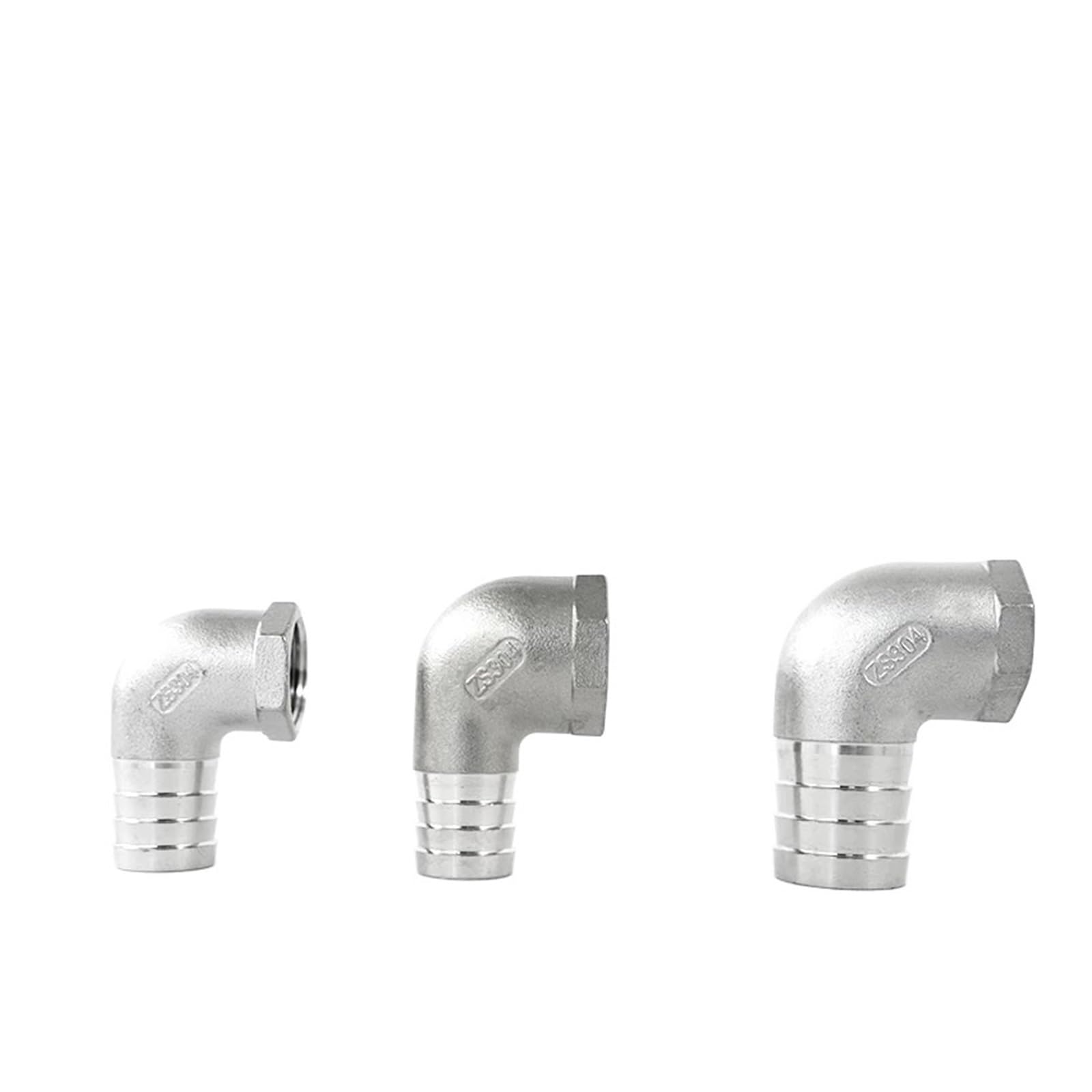 6 8 10 12 13 14 15-50mm Schlauchtülle X1/8" 1/4" 3/8" 1/2" 3/4" 1" 2" BSP Innengewinde 304 Edelstahl Rohrverschraubung(38mm,1-1/2")