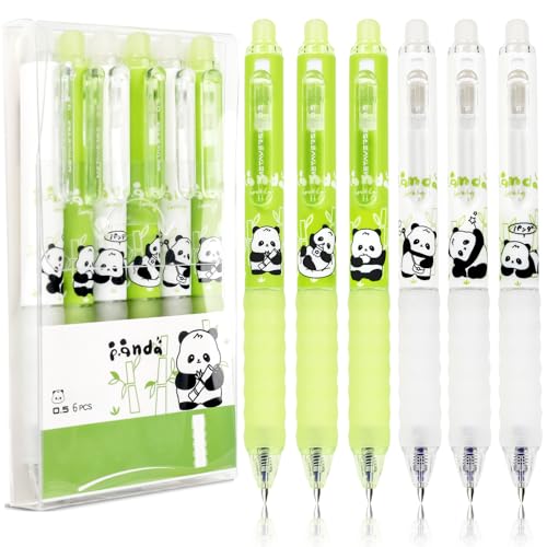 Xiaocanglan Erasable Ballpoint Pen, Pack of 6 Blue Rollerball Pens, Erasable Ballpoint Pen, Erasable Ballpoint Pen