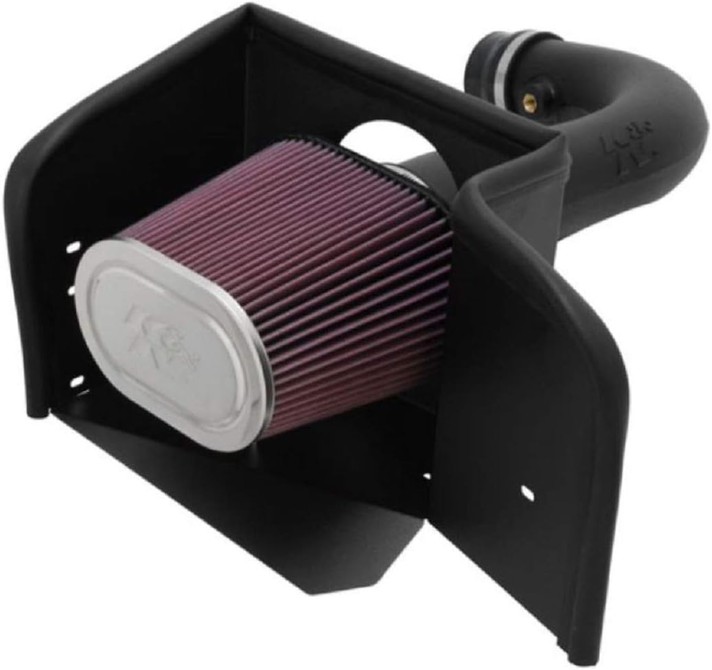 K&N Cold Air Intake System: High-Flow Air Filter, Increase Performance & Towing: Compatible with 2002-2012 Dodge/RAM: 1500, 2500, 57-1529