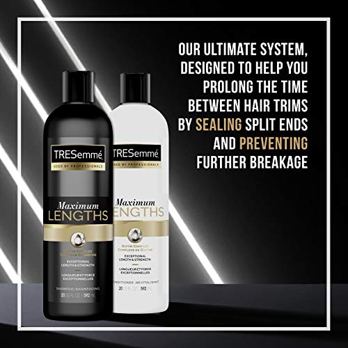 Tresemmé Conditioner For Split Ends And Dry Hair Max Lengths With Biotin Seals Split Ends 20 Oz 4 Count #TOP7