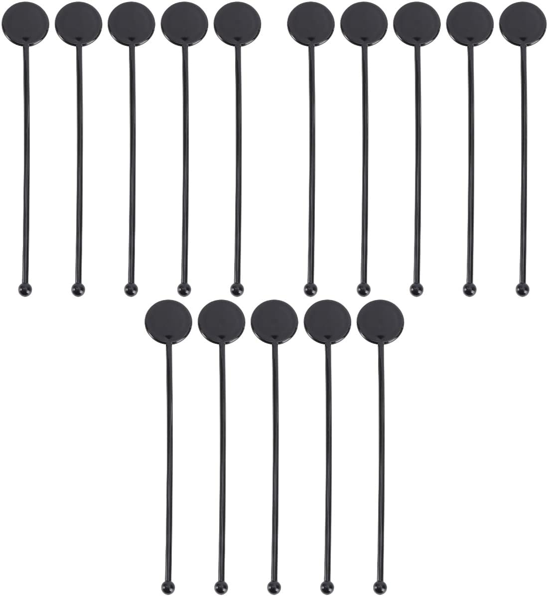 Hemoton 300pcs Plastic Swizzle Sticks Coffee Beverage Stirrers Drink Mixing Stick Plastic Drink Muddler Swizzle Sticks Blender Stirring Rod for Milk Juices 18cm