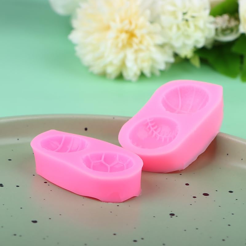 Miniatura 4 de Molde de silicona para baloncesto, béisbol, voleibol, fútbol, bricolaje, Sugarcraft, magdalena, molde para hornear, fondant, pastel, herramienta de