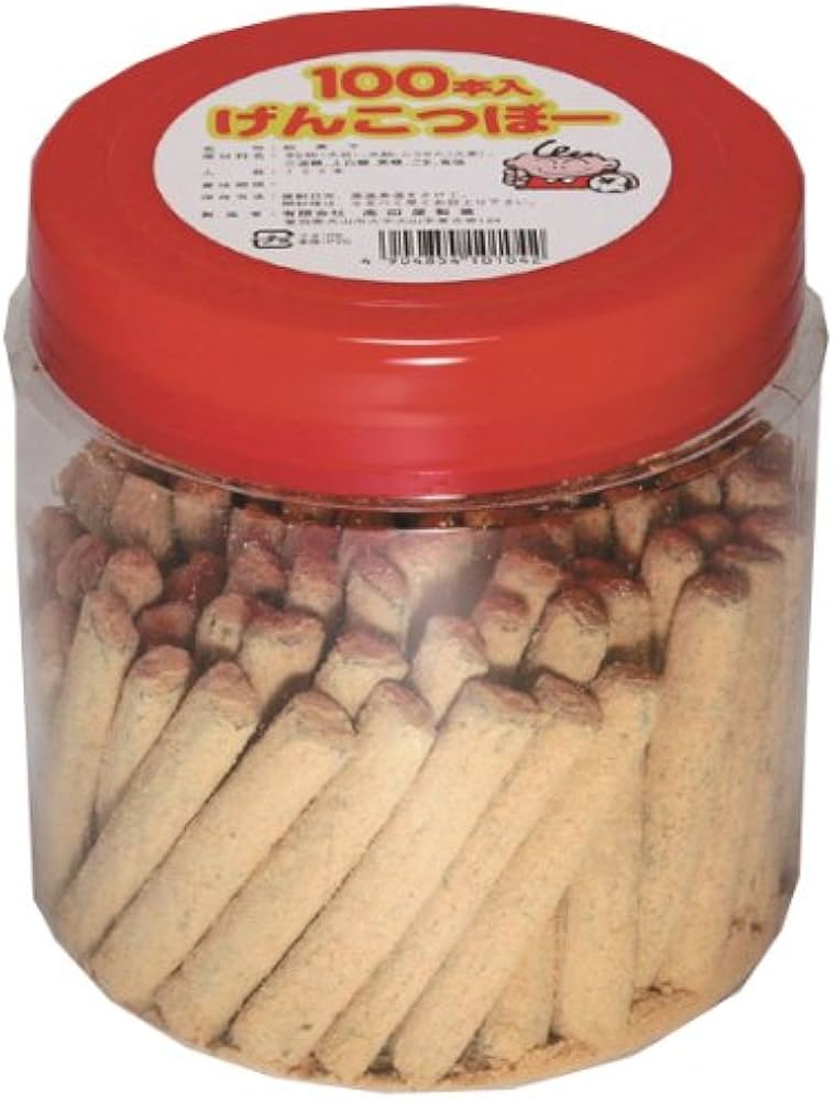 Amazon.co.jp: 高田屋製菓 きなこげんこつぼー 100本 : 食品・飲料・お酒