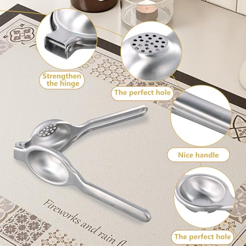 Presse-Agrumes Manuel en Inox, Extracteur de Jus pour Citrons et Oranges, Résistant et Durable pour Cuisine, Restaurant, Anti-Corrosion – Image 5