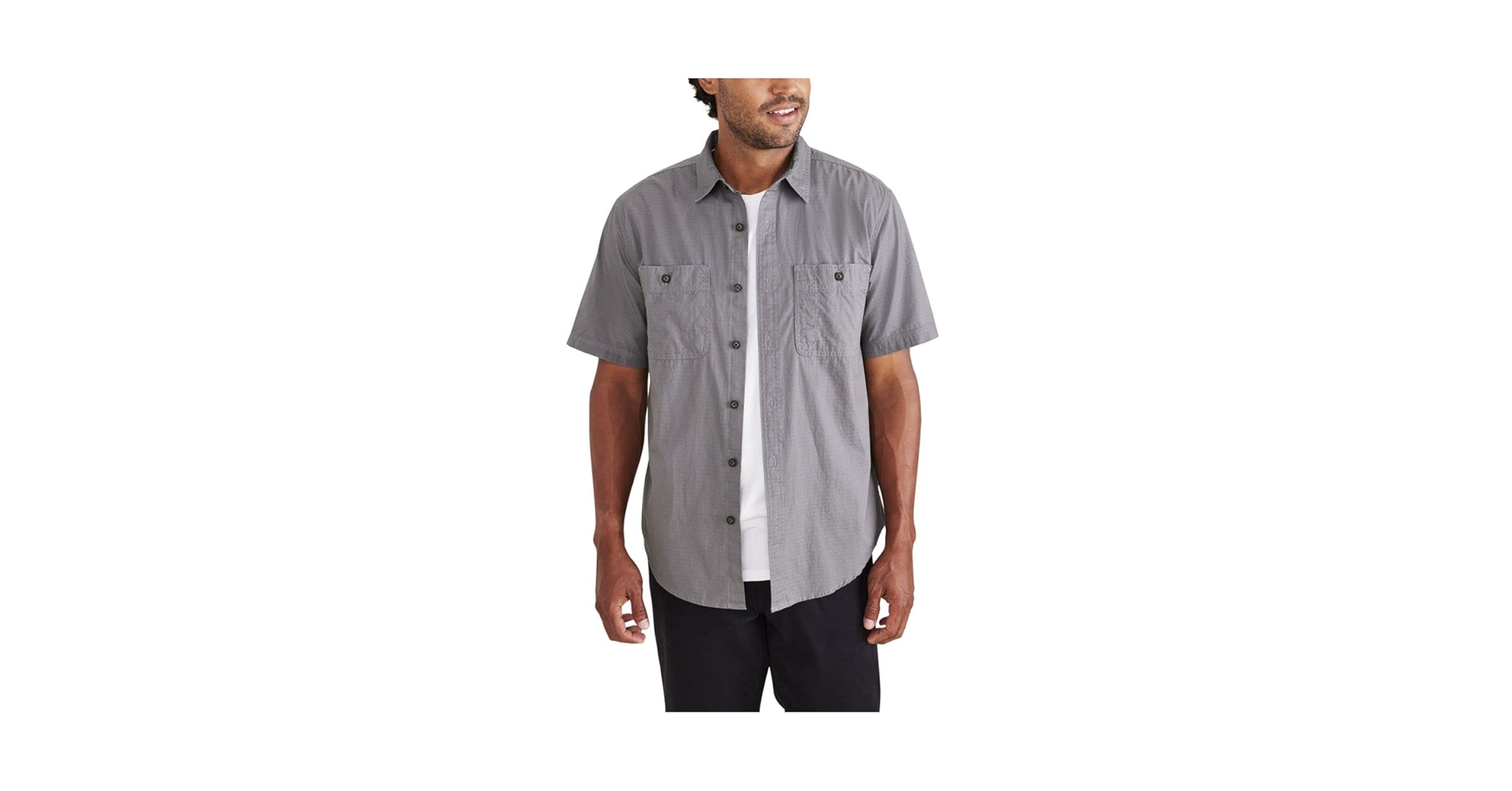 Amazon.com: Dockers Men's Short Sleeve Utility Shirt, (New