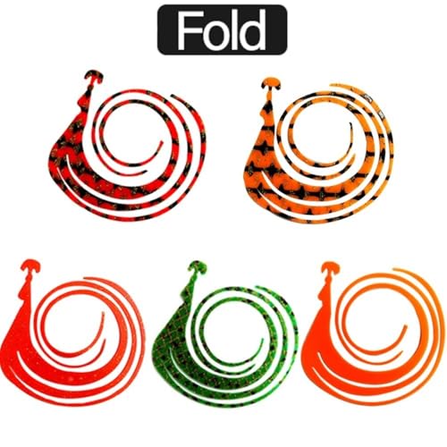 Accesorios para hacer señuelos de pesca DIY 25 piezas colores variados miniatura 3