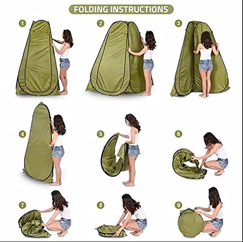 Abri de camping pour toilette et douche de plage instantané - 4
