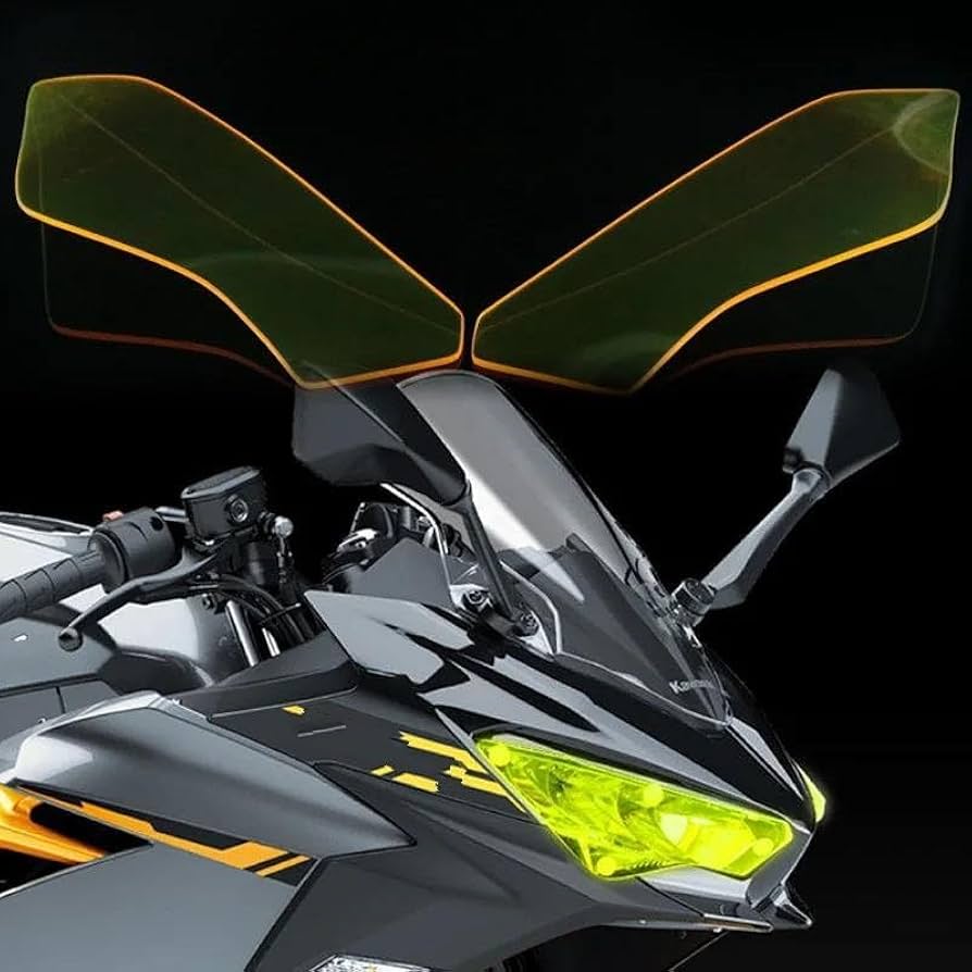 zx25r 純正ヘッドライト　加工　黄色 zx25r 純正ヘッドライト 加工 黄色 - メルカリ